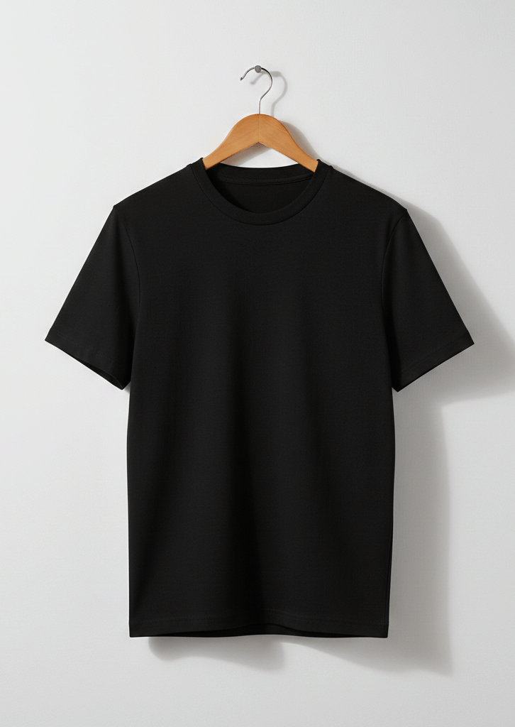 black t shirt for men