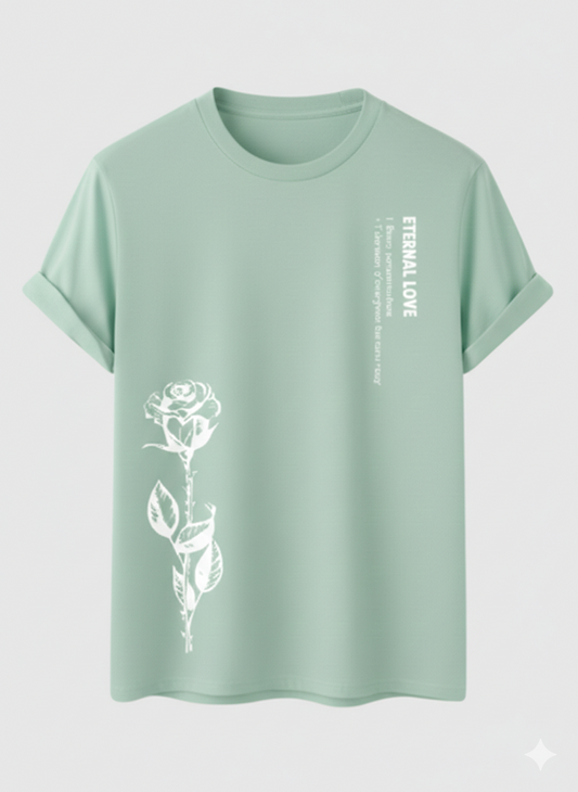 GRAPHIC SEA-GREEN TEES